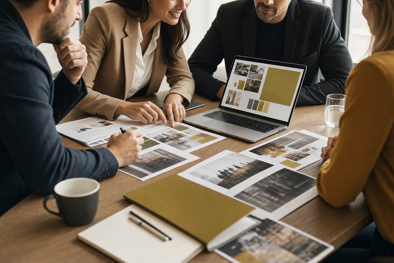 Equipo de Norway Comunicaciones definiendo la estrategia de un cliente